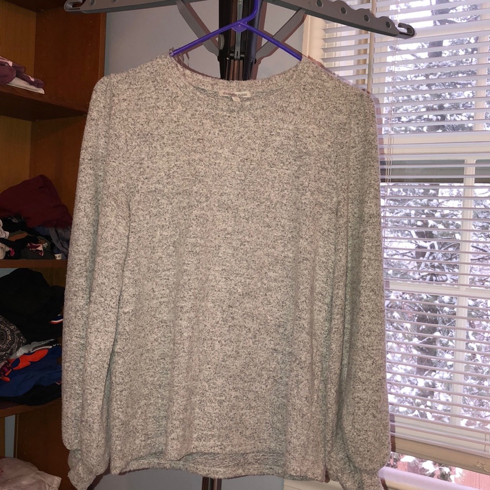 Charlotte Russe gray top